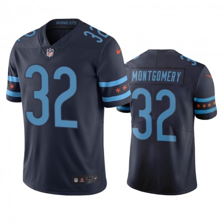 Tröjor Chicago Bears David Montgomery 32 Navy City Edition Vapor Limited - Män Tröjor Chicago Bears David Montgomery 32 Navy City Edition Vapor Limited - Män